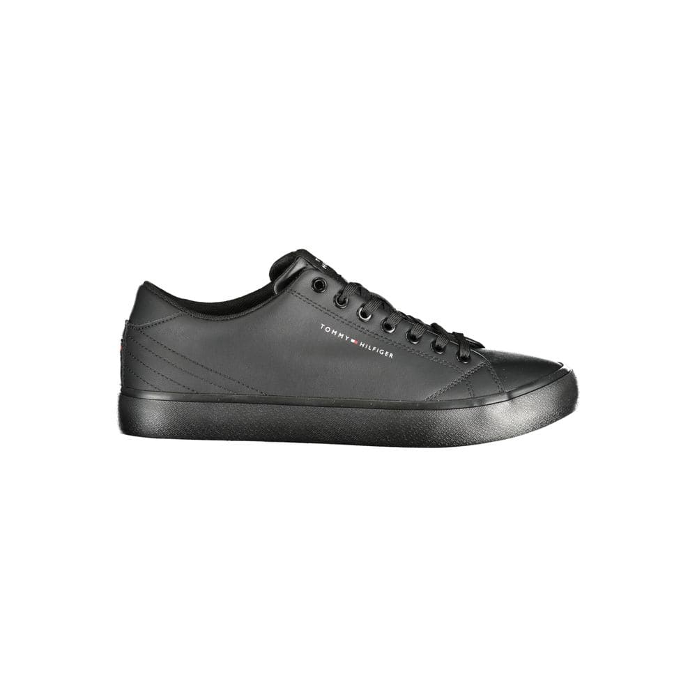 Tommy Hilfiger Black Polyester Sneaker