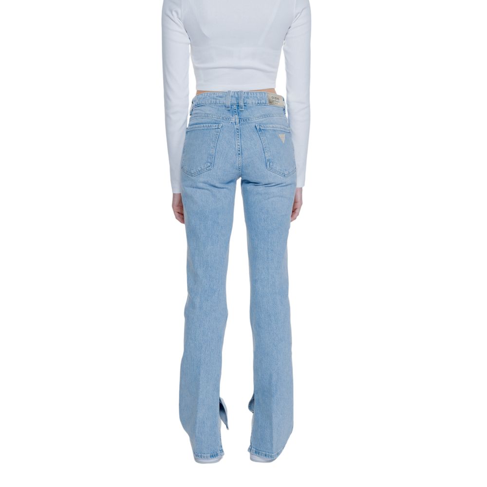 Guess Light Blue Cotton Jeans & Pant