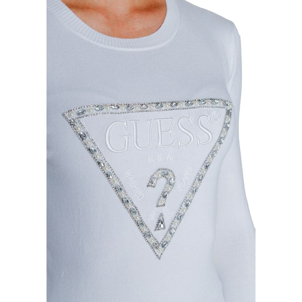 Guess White Viscose Tops & T-Shirt