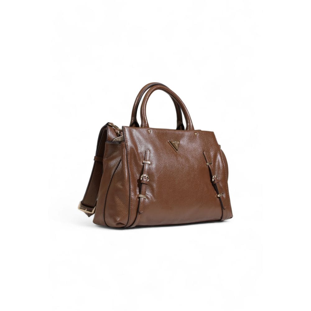 Guess Brown Polyethylene Handbag