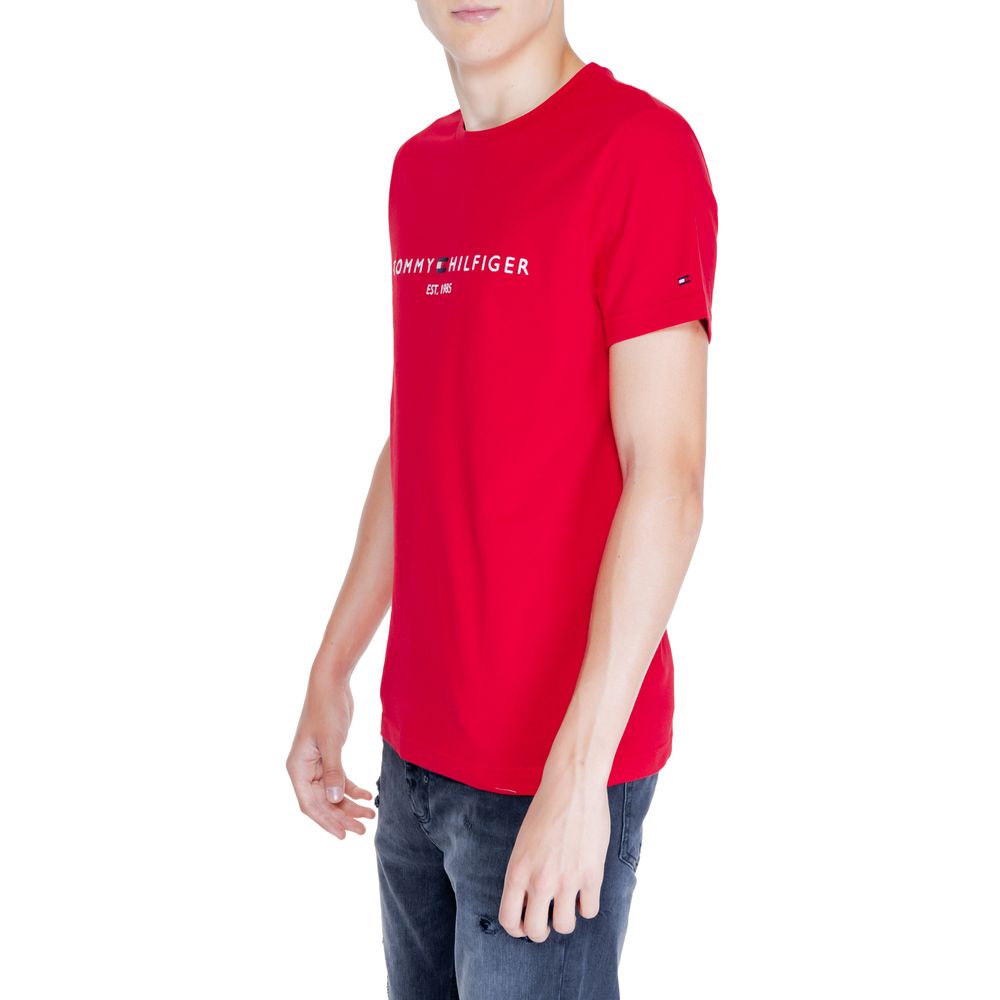 Tommy Hilfiger Red Cotton T-Shirt