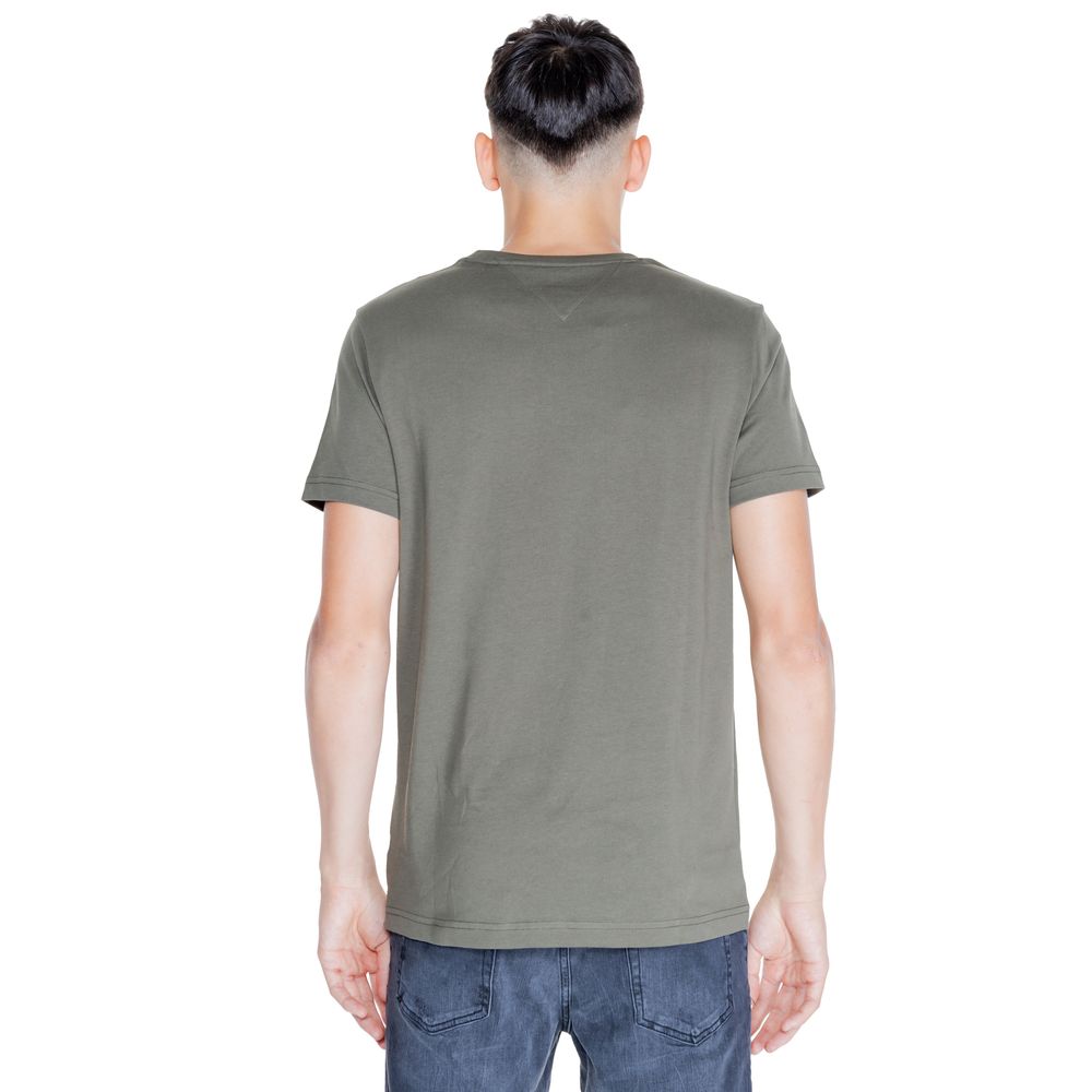 Tommy Hilfiger Green Cotton T-Shirt