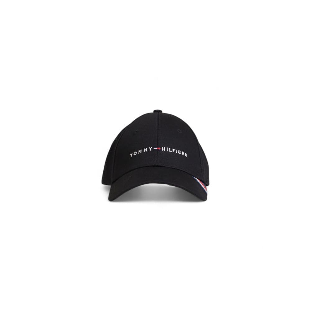 Tommy Hilfiger Black Organic Cotton Hats & Cap