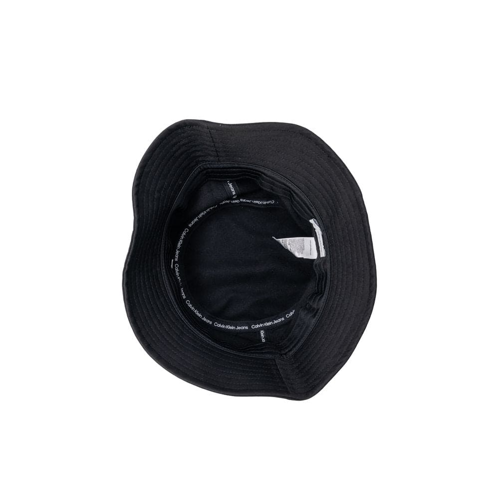 Calvin Klein Jeans Black Recycled Polyester Hat