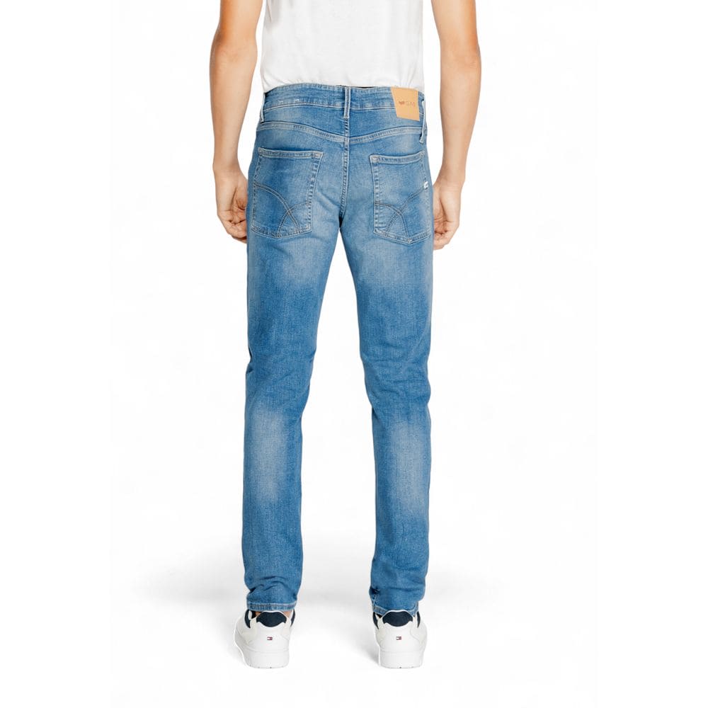 Gas Light Blue Cotton Jeans & Pant