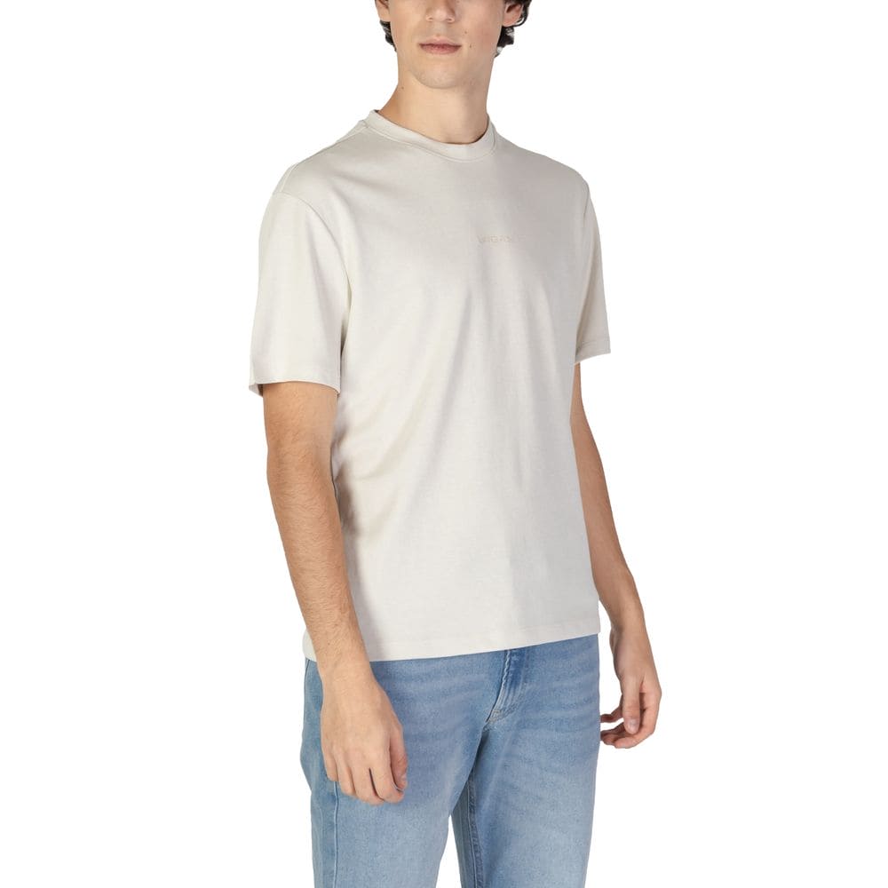 Gas Cream Polyester T-Shirt