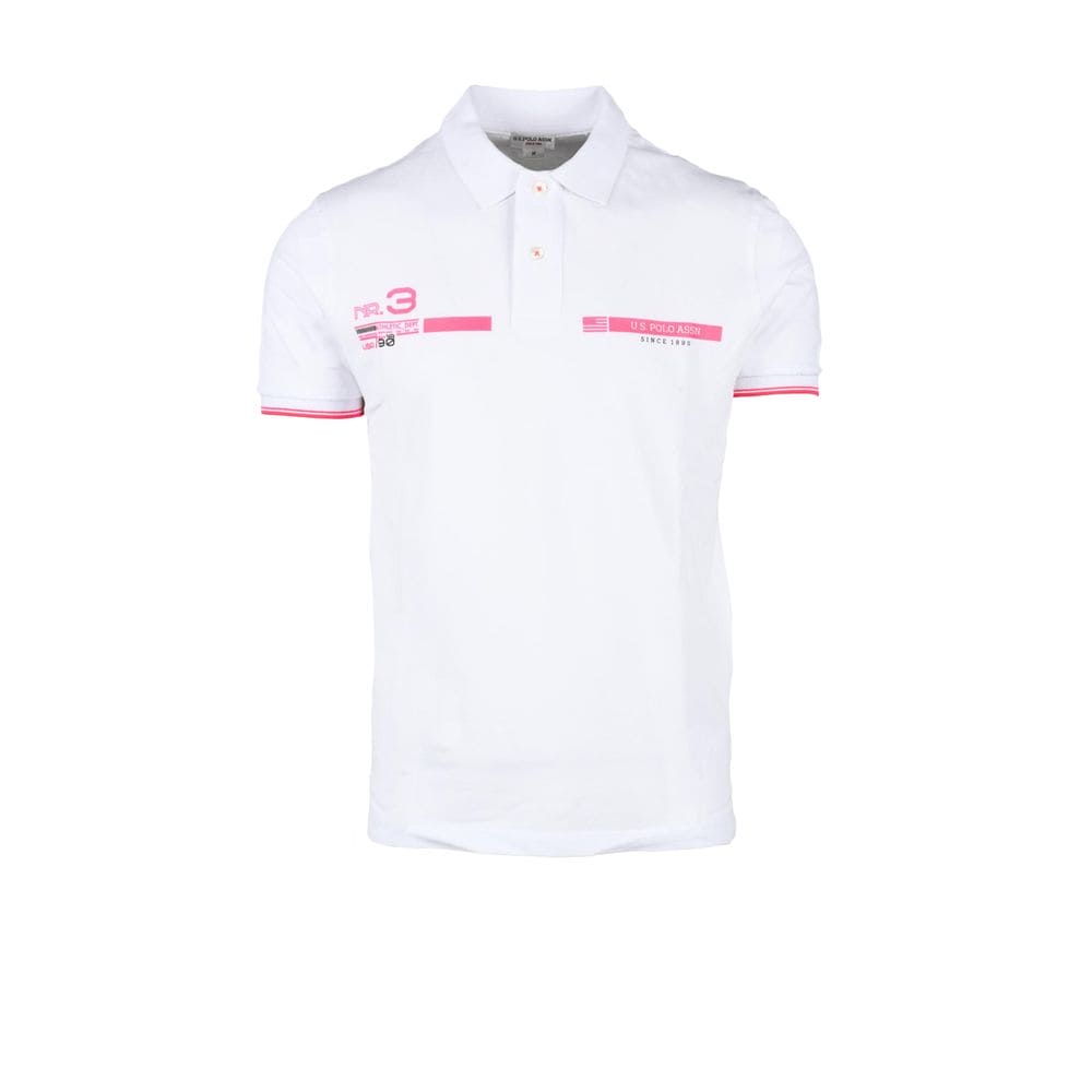 U.S. POLO ASSN. White Cotton Polo Shirt