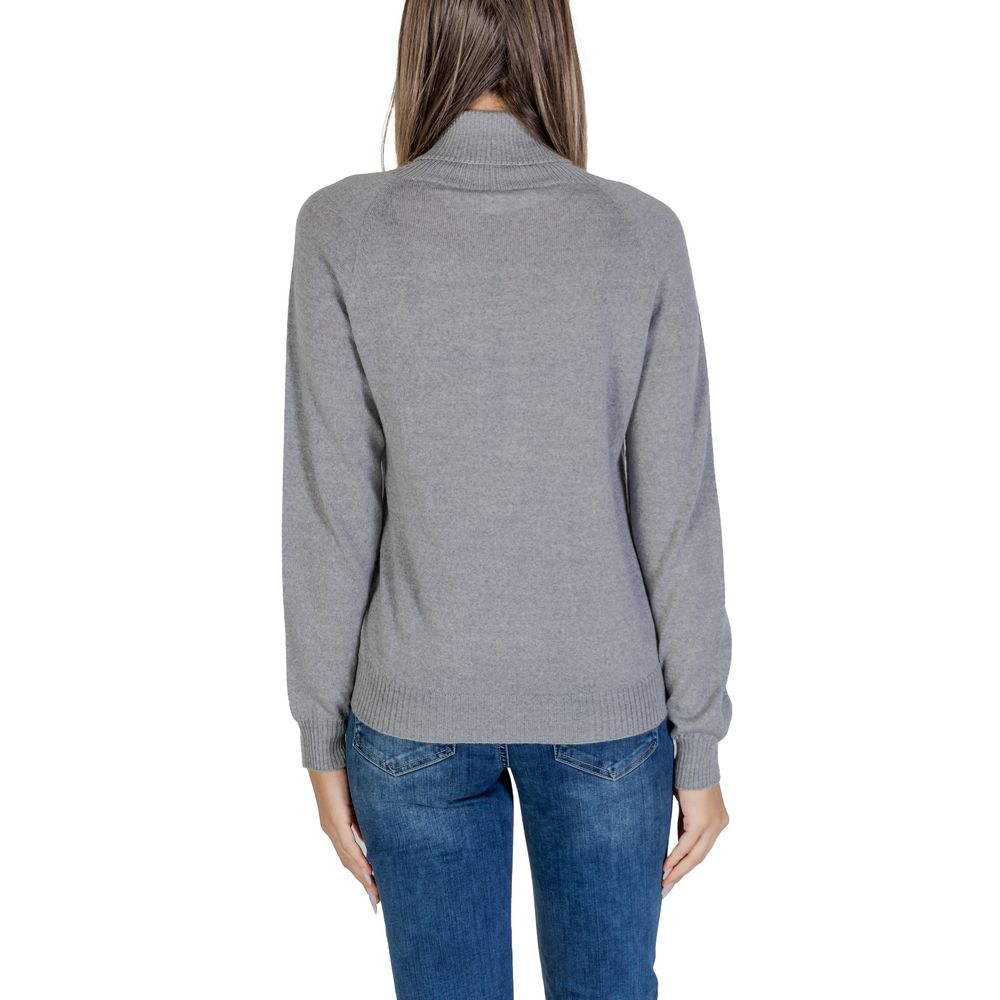 Sandro Ferrone Gray Merino Sweater