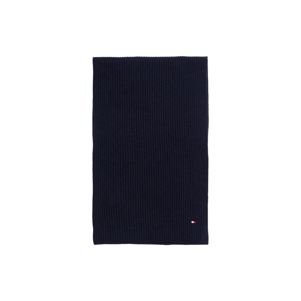 Tommy Hilfiger Blue Cotton Scarf