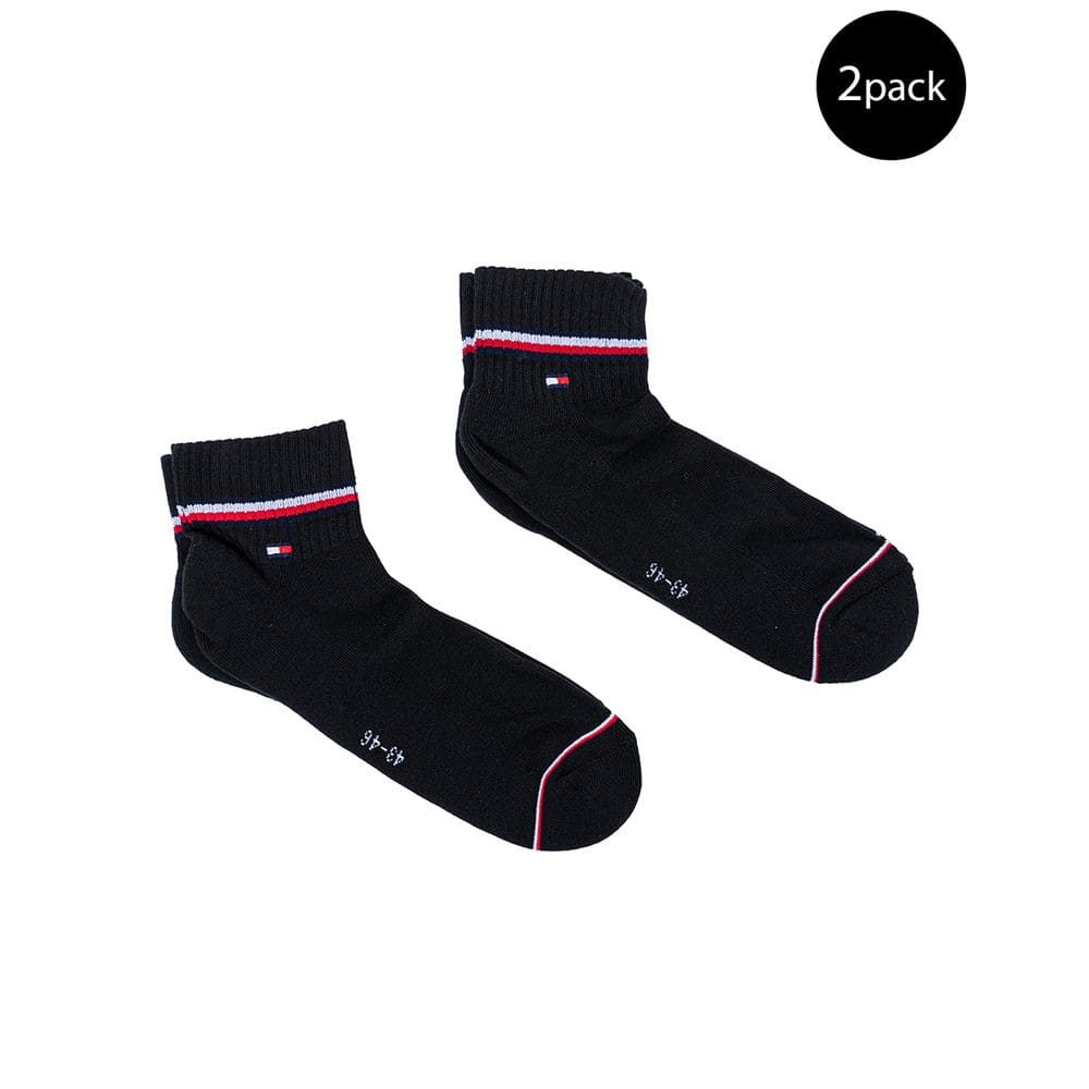 Tommy Hilfiger Black Cotton Sock