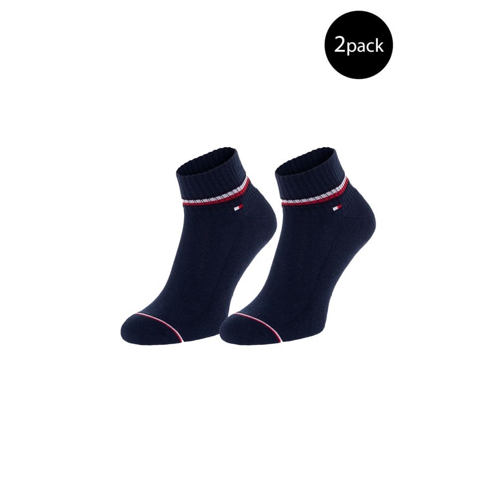 Tommy Hilfiger Blue Cotton Sock