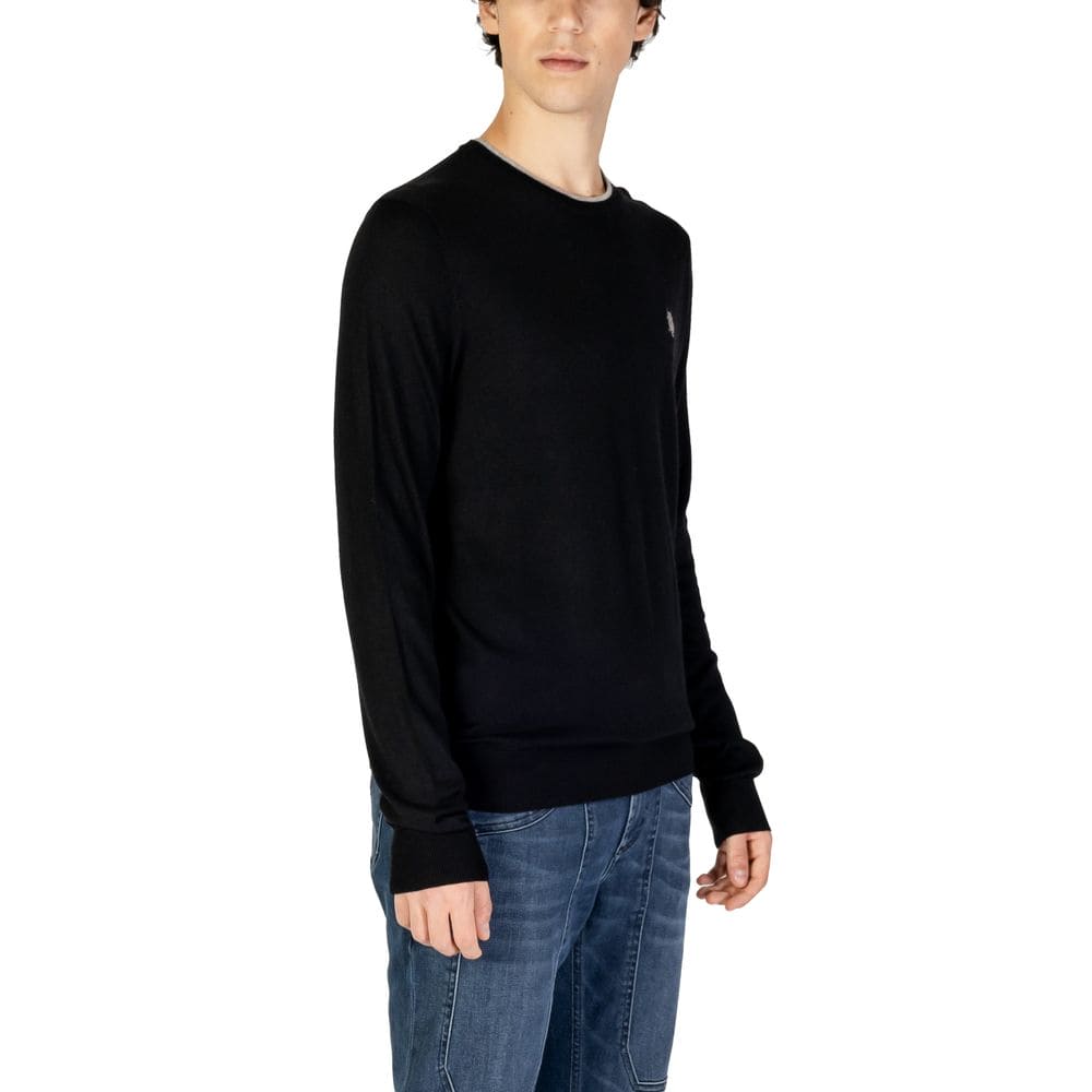 U.S. POLO ASSN. Black Viscose Sweater