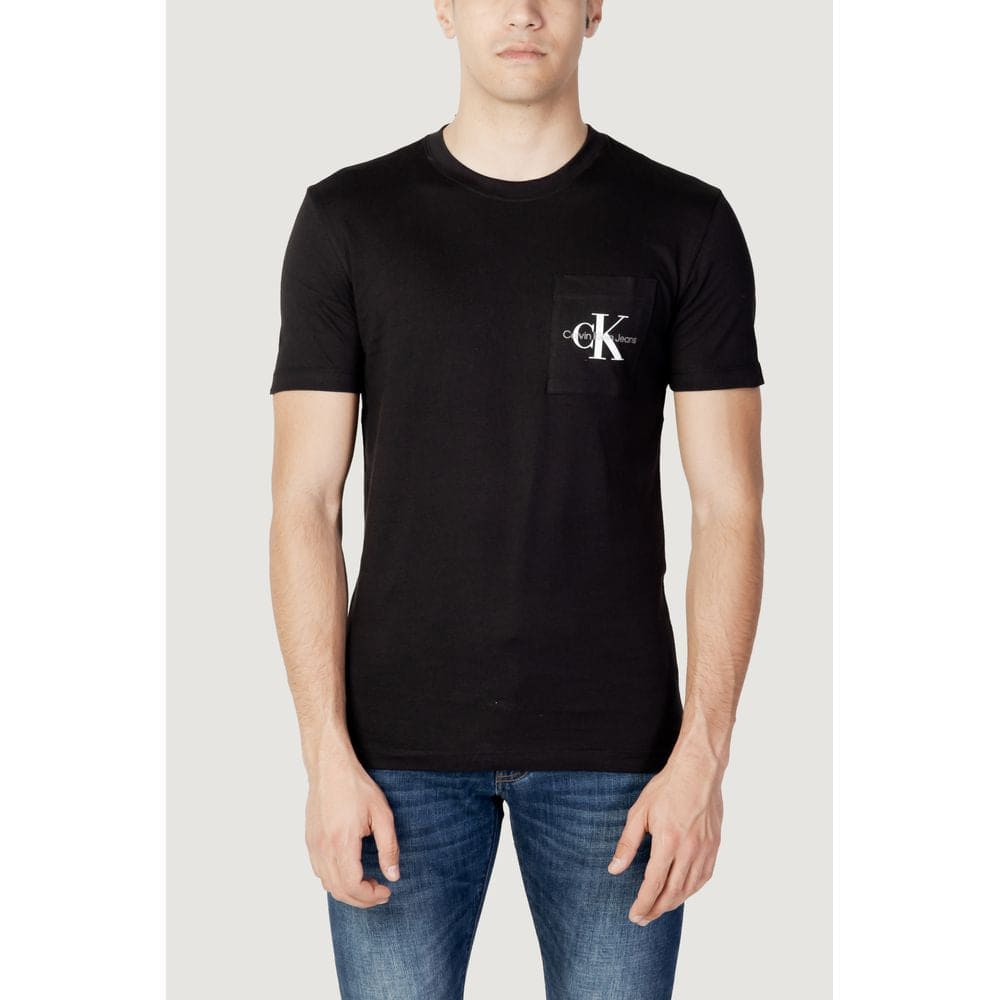 Calvin Klein Jeans Black Cotton T-Shirt