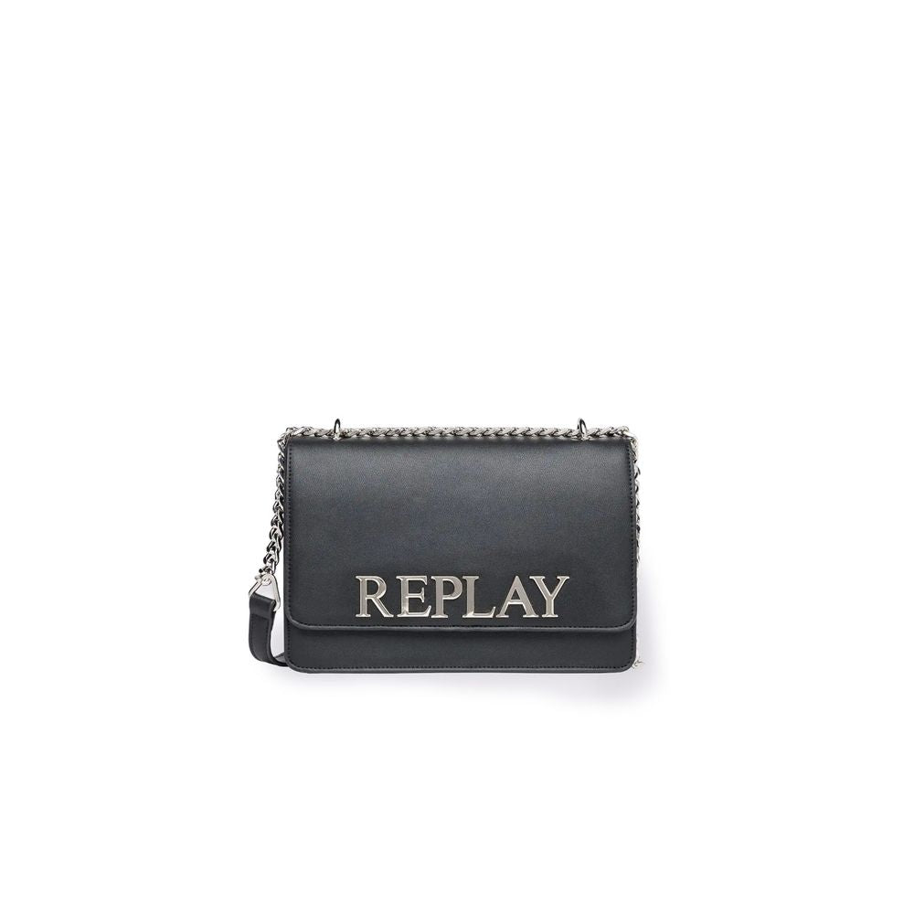 Replay Black Polyethylene Handbag