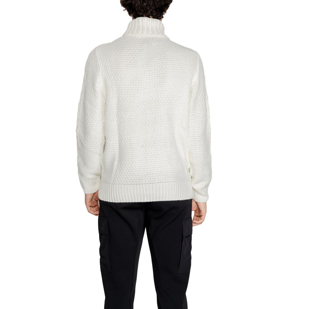 Gianni Lupo White Polyester Sweater