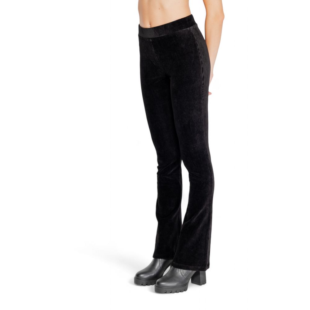 Street One Black Cotton Jeans & Pant