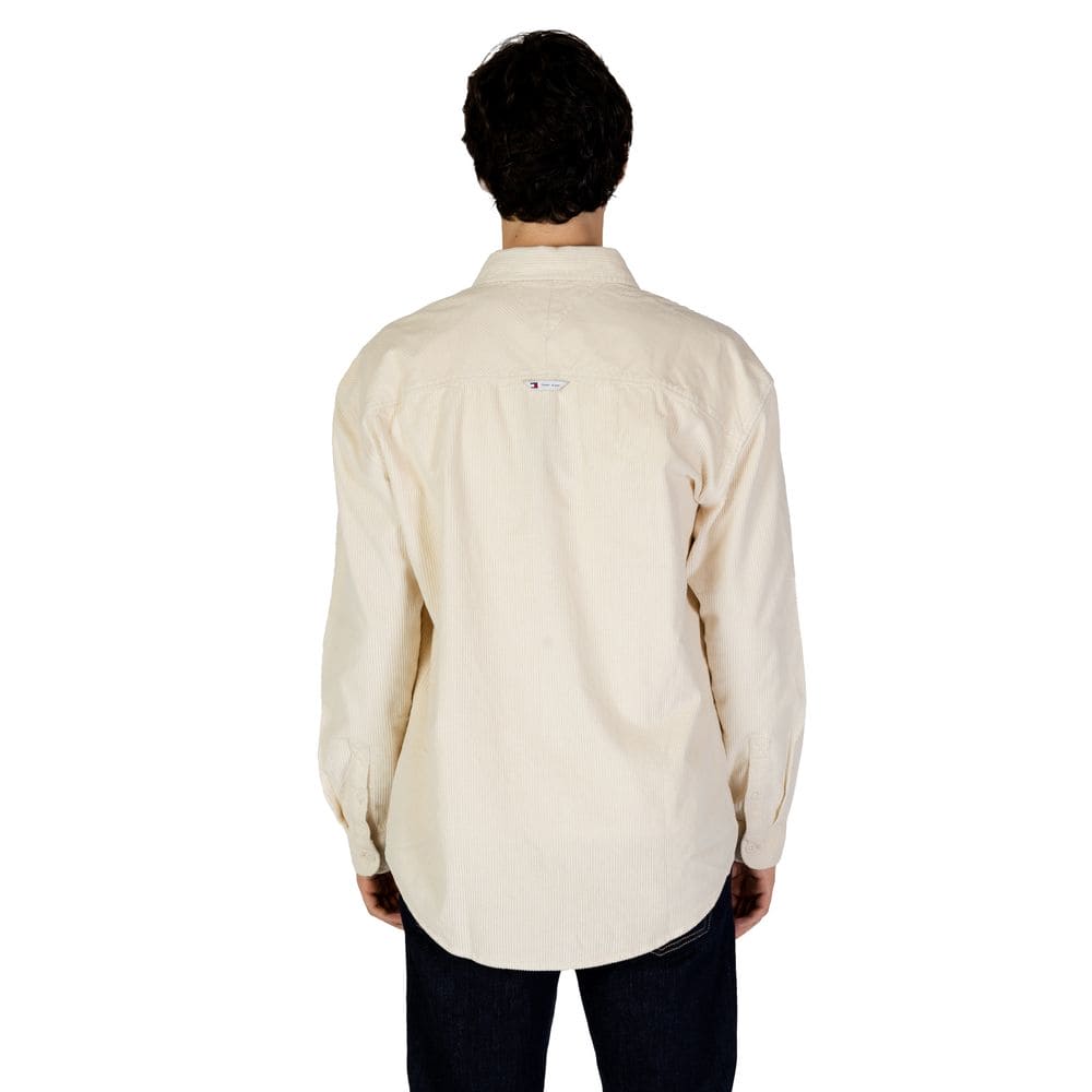 Tommy Hilfiger Jeans Beige Organic Cotton Shirt