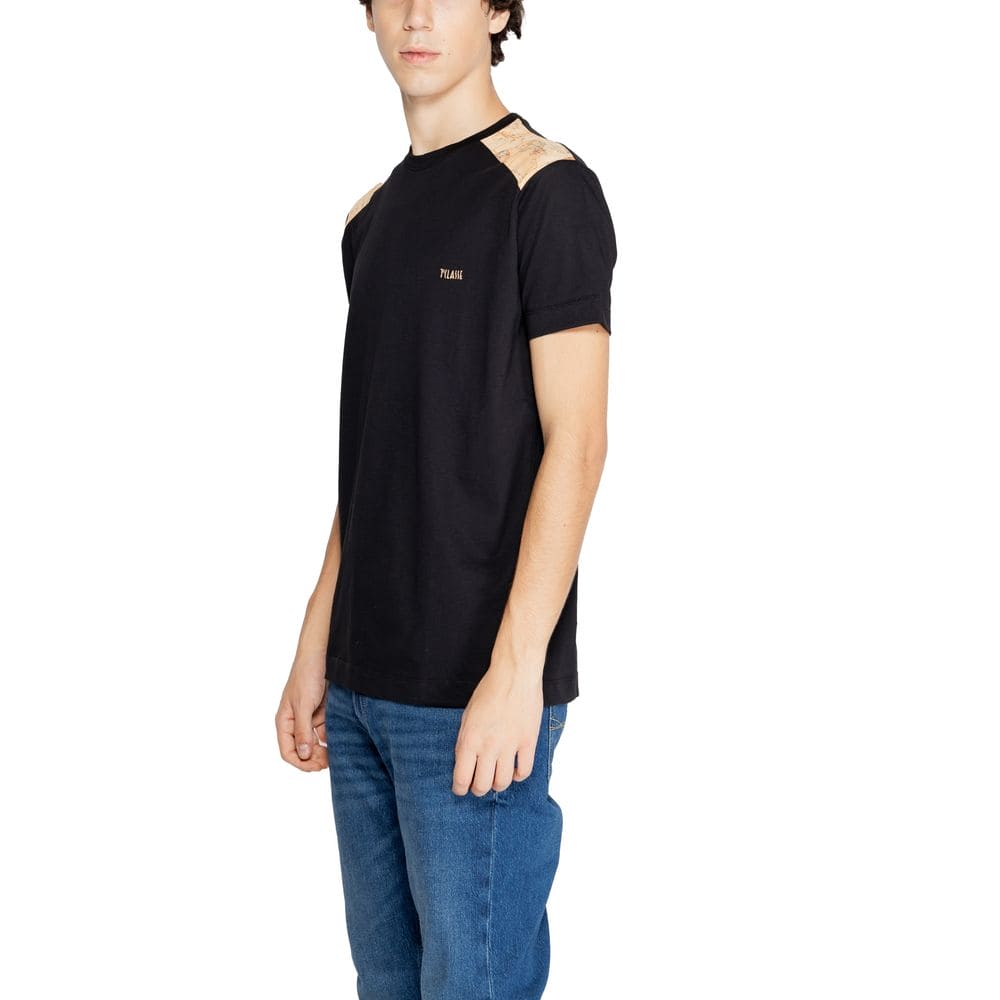 Alviero Martini Prima Classe Black Cotton T-Shirt