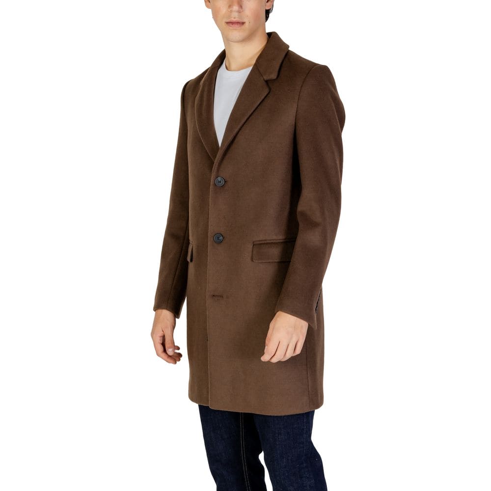 Antony Morato Brown Polyester Jacket