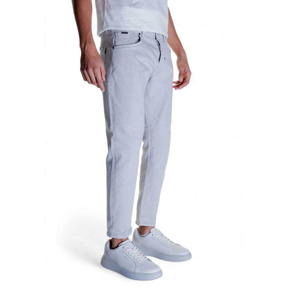 Antony Morato Gray Cotton Jeans & Pant