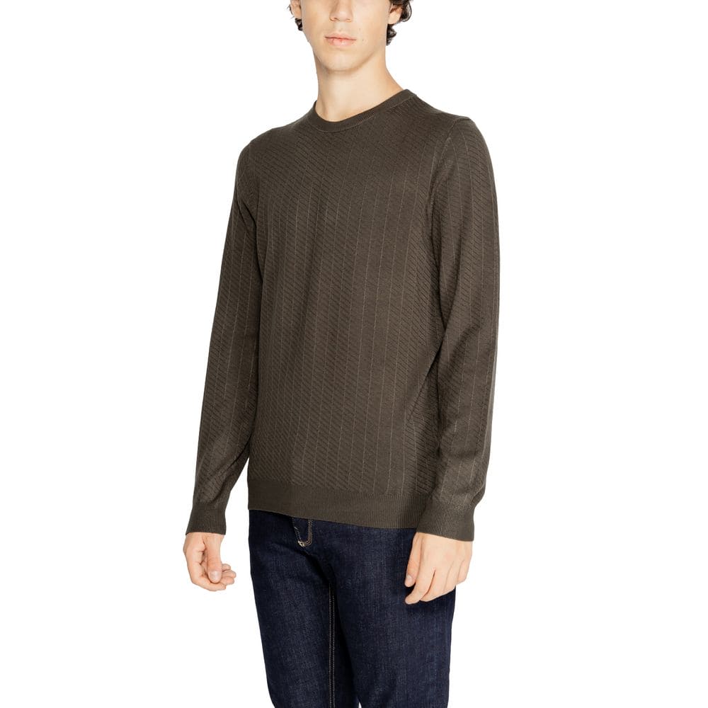 Antony Morato Green Viscose Sweater