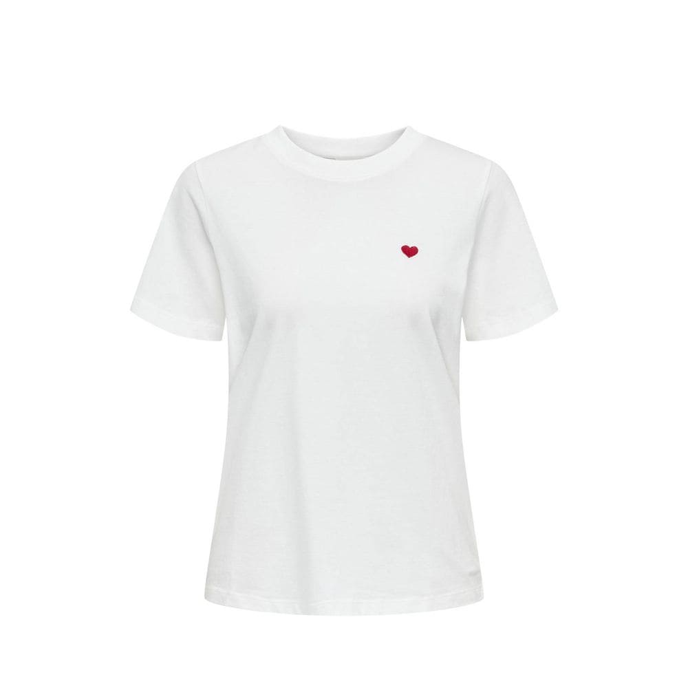 Jacqueline De Yong White Cotton Tops & T-Shirt