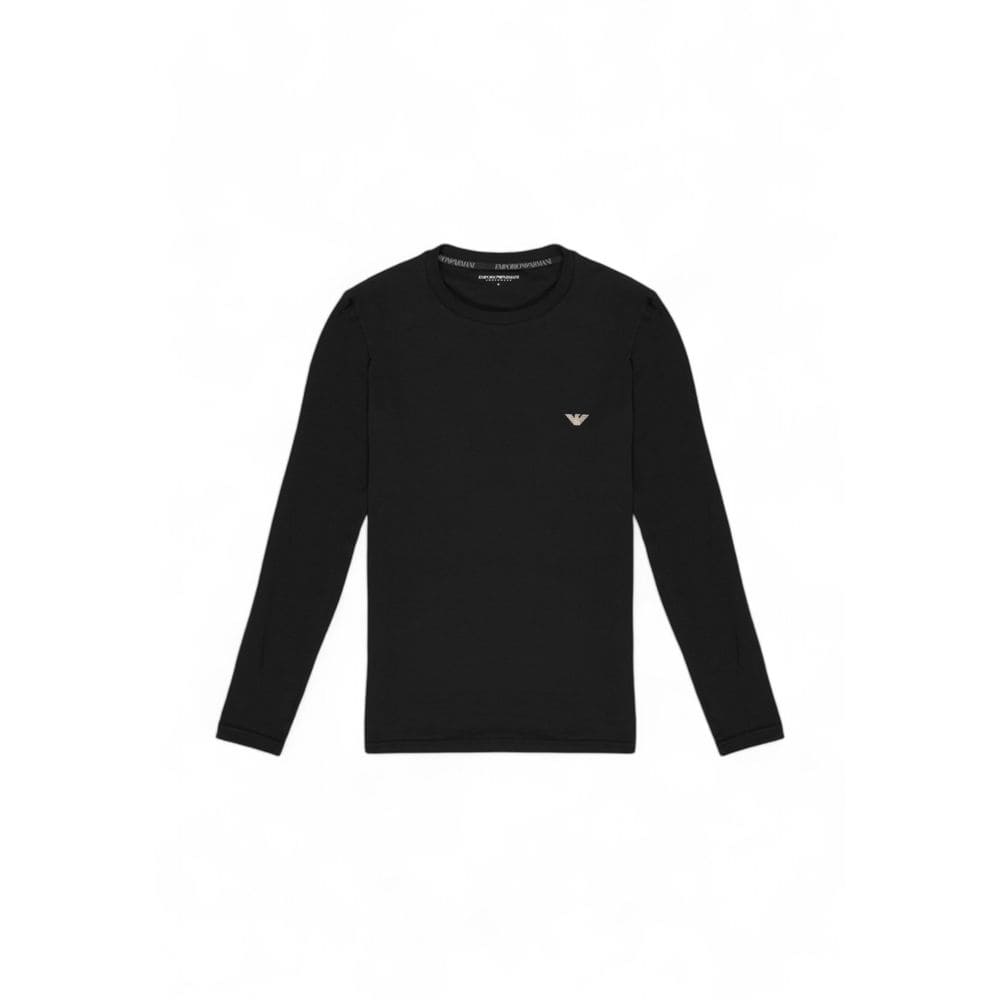 Emporio Armani Underwear Black Cotton Shirt