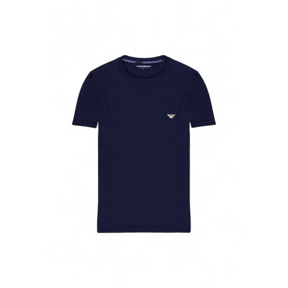 Emporio Armani Underwear Blue Cotton T-Shirt