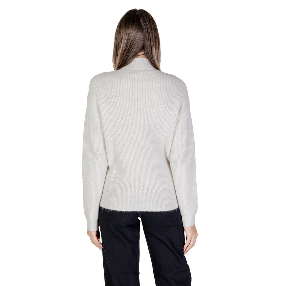 Morgan De Toi Cream Polyester Sweater