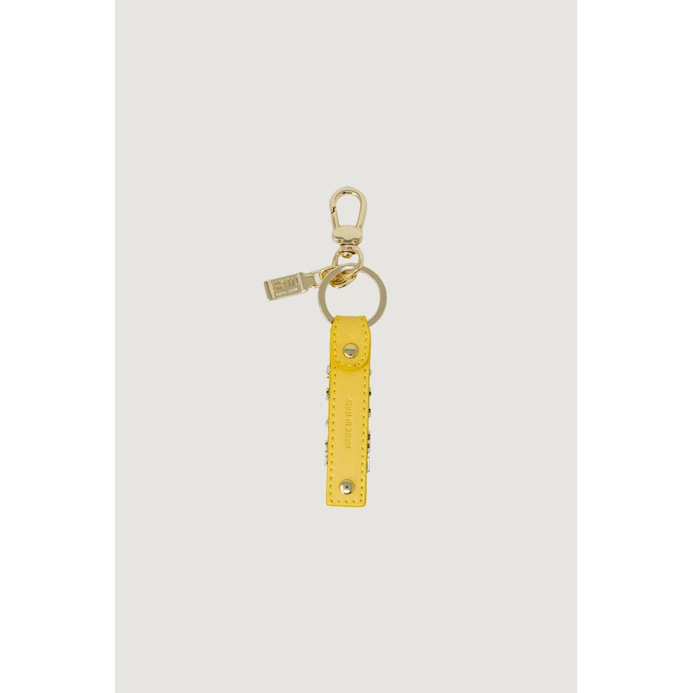 Alviero Martini Prima Classe Yellow Leather Keychain