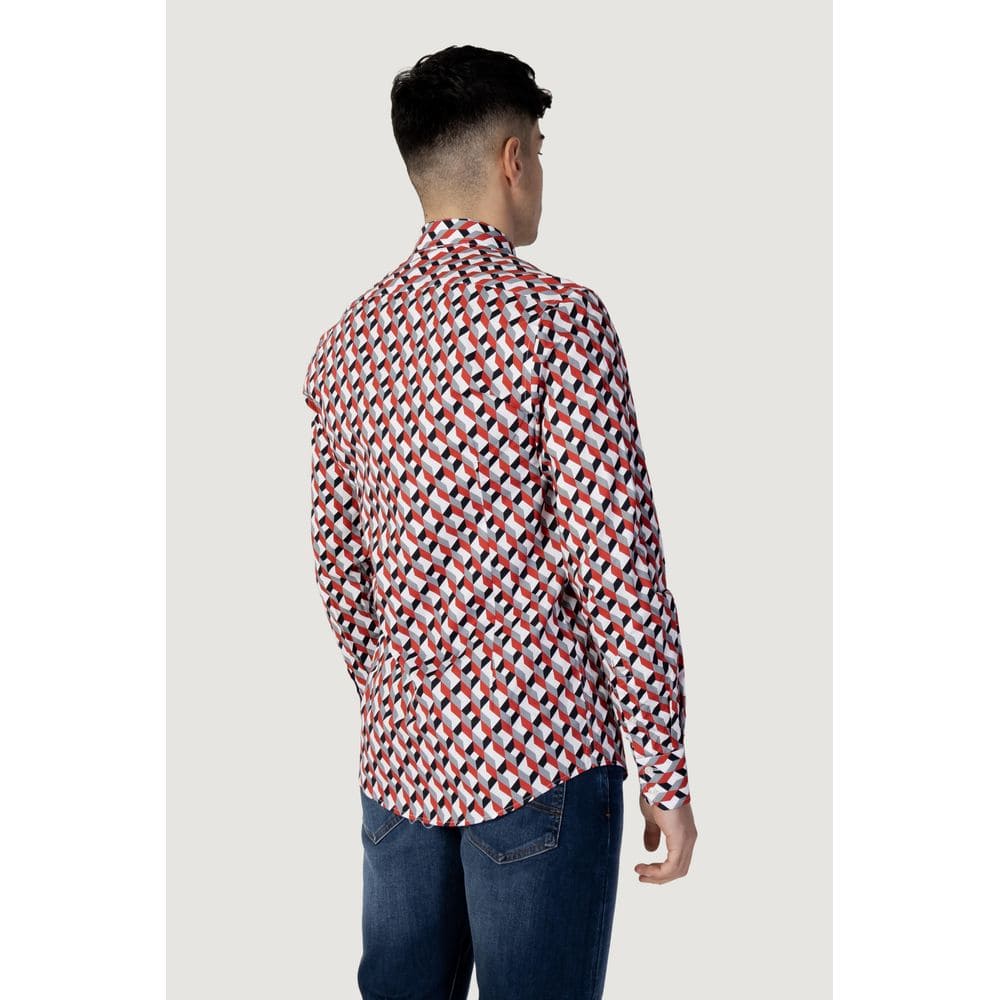 Antony Morato Red Cotton Shirt