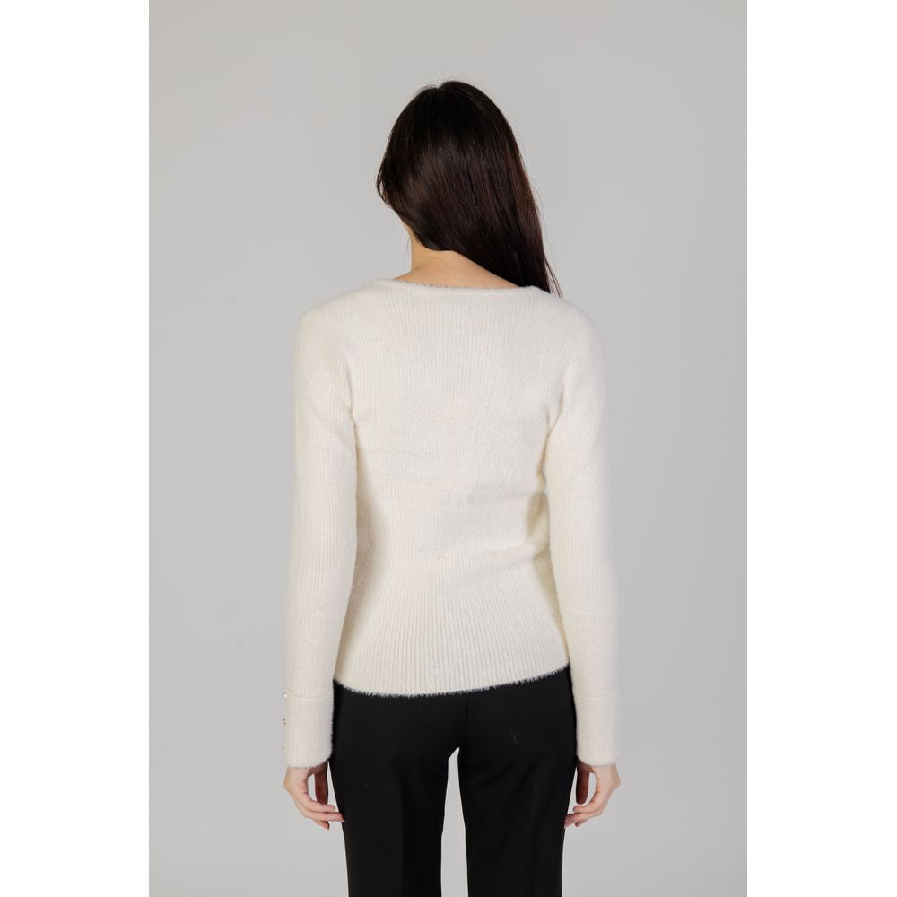 Morgan De Toi Cream Polyamide Sweater