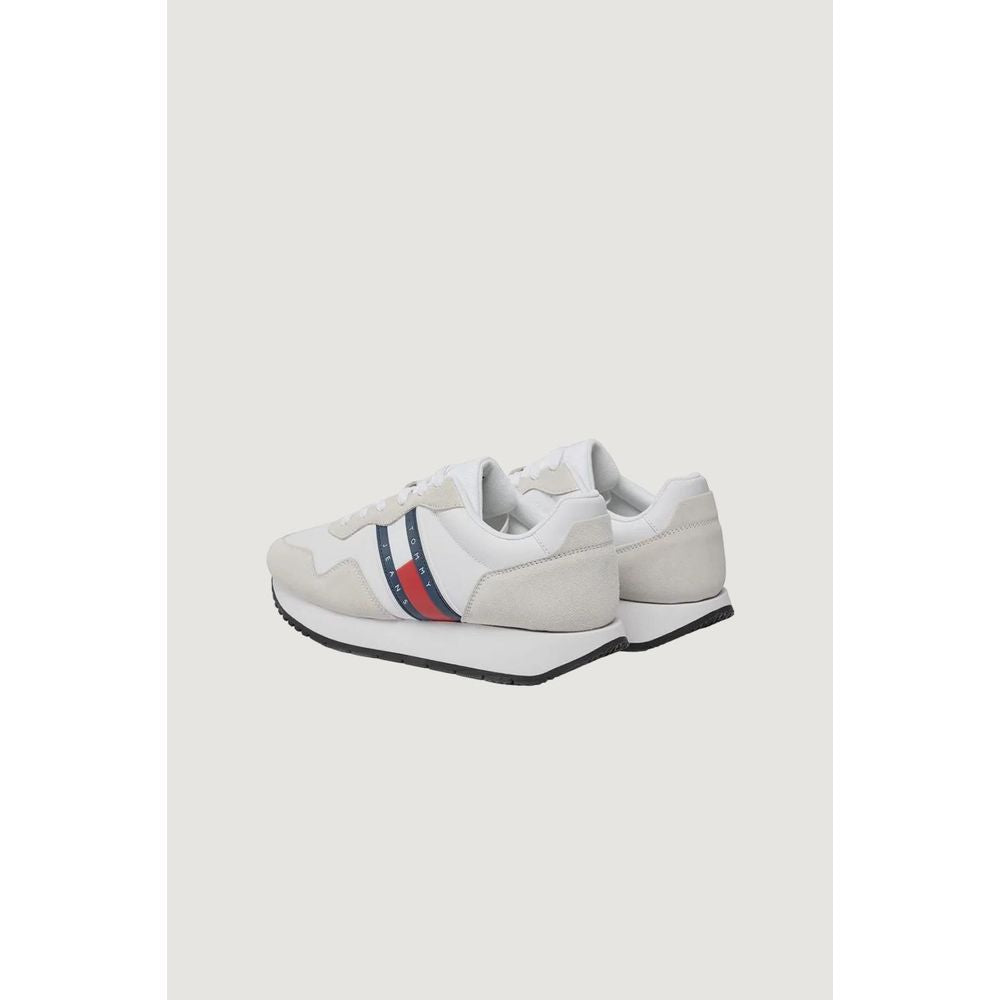 Tommy Hilfiger Jeans White Suede Sneaker