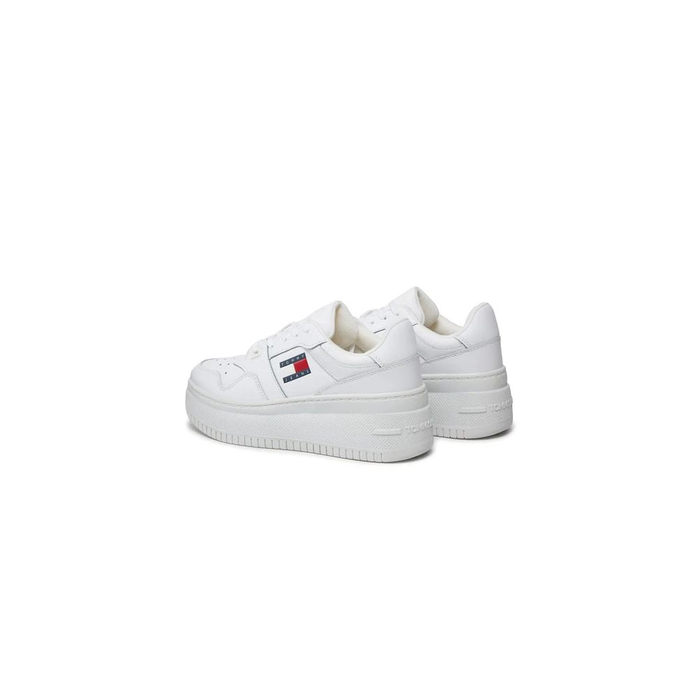 Tommy Hilfiger Jeans White Leather Sneaker