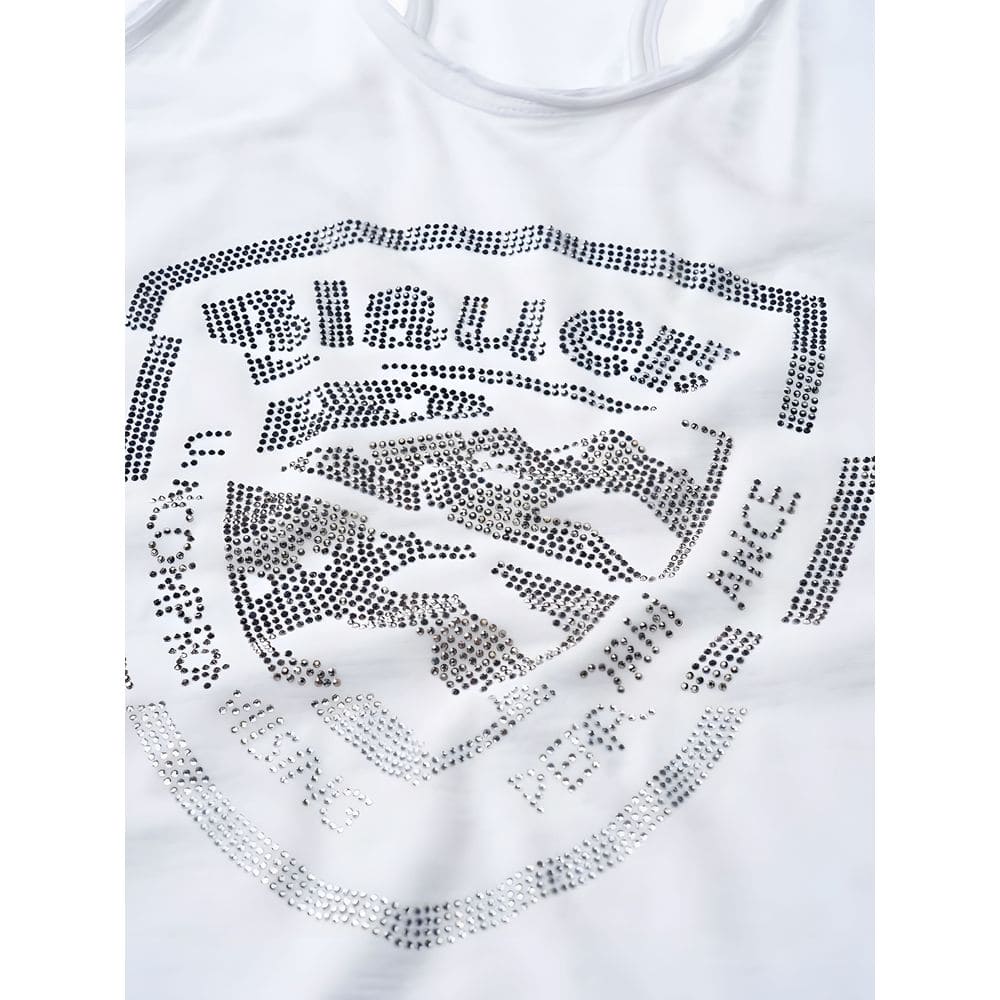 Blauer White Cotton Tops & T-Shirt