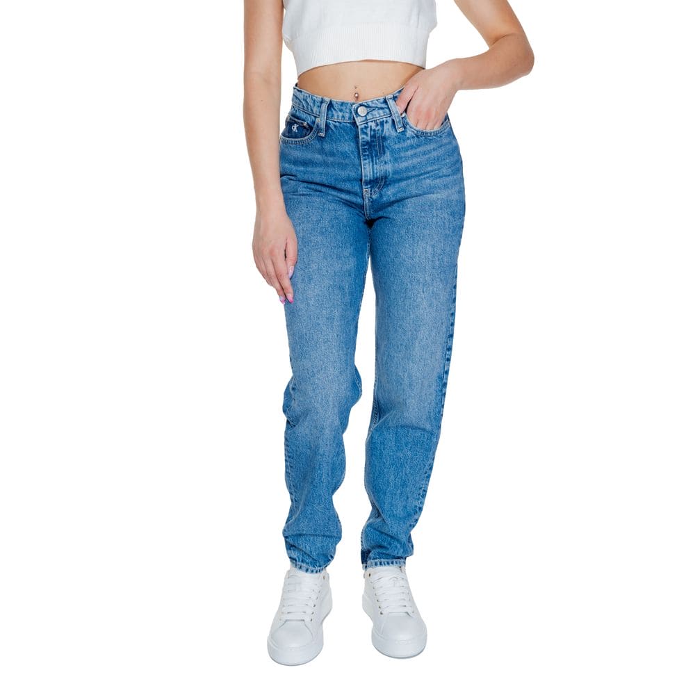 Calvin Klein Jeans Blue Cotton Jeans & Pant