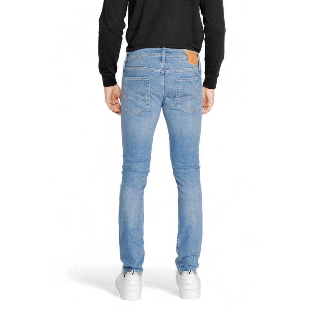 Jack Jones Light Blue Cotton Jeans & Pant