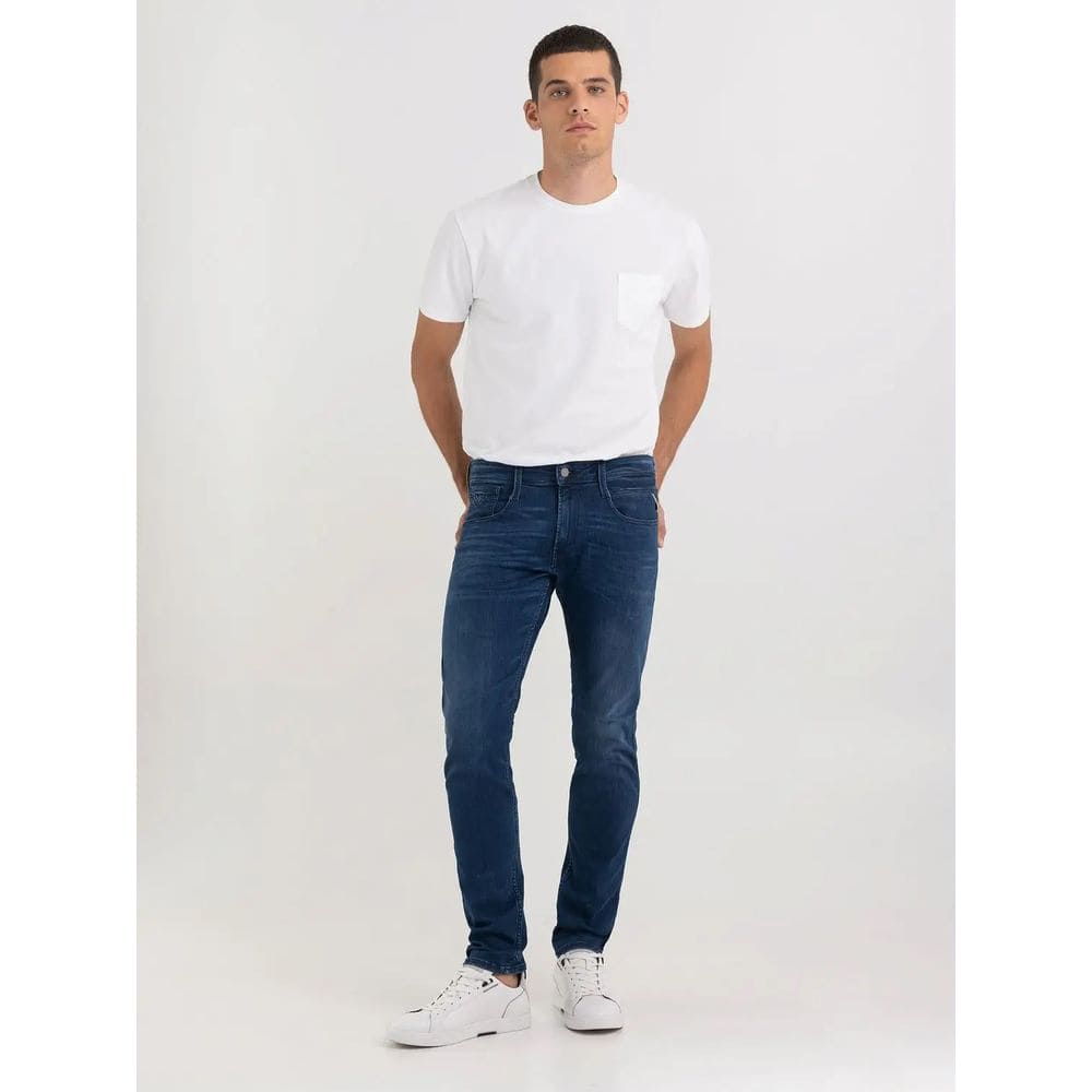 Replay Blue Cotton Jeans & Pant