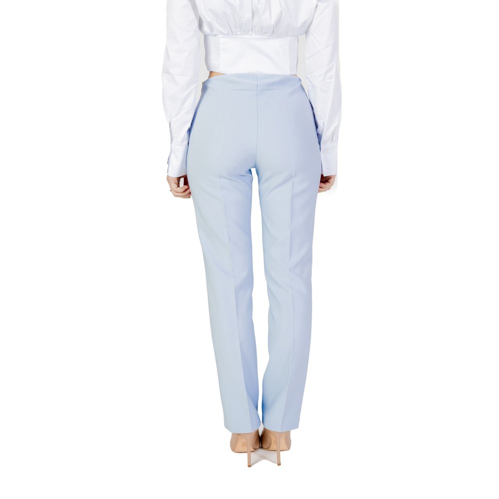 Sandro Ferrone Blue Polyester Jeans & Pant