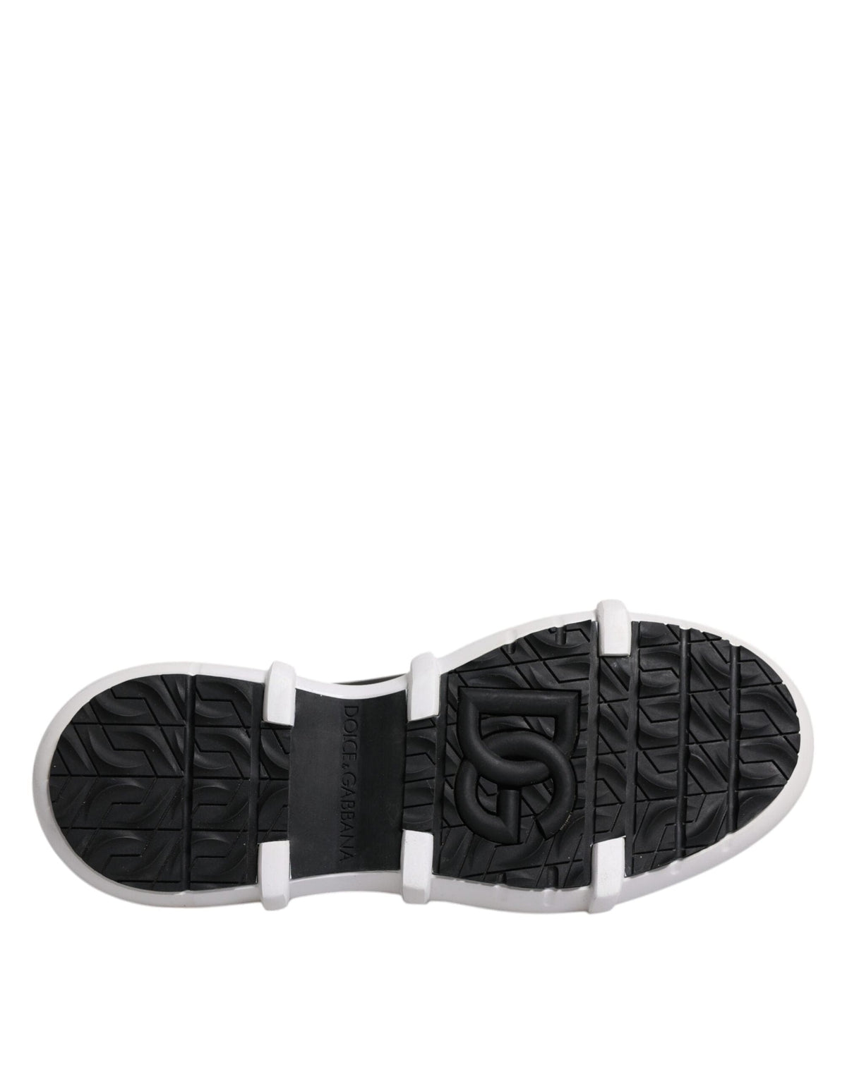 Baskets montantes Galileo en nylon noir Dolce &amp; Gabbana