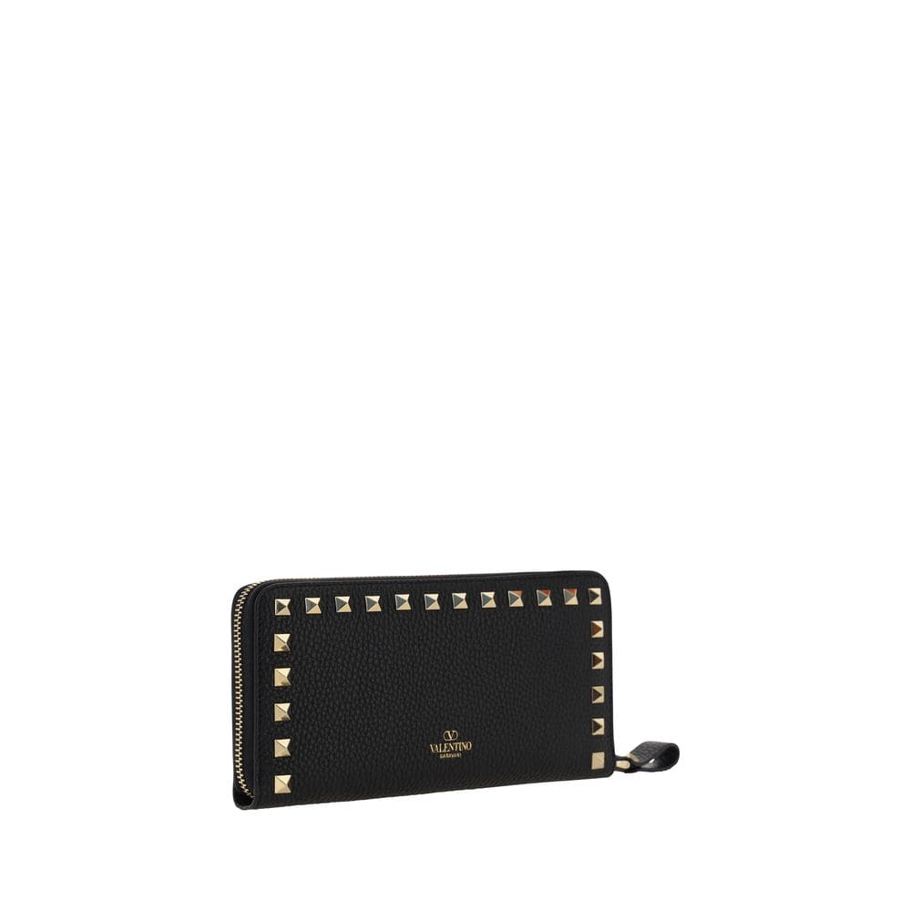 Valentino Garavani Rockstud Flap French Wallet