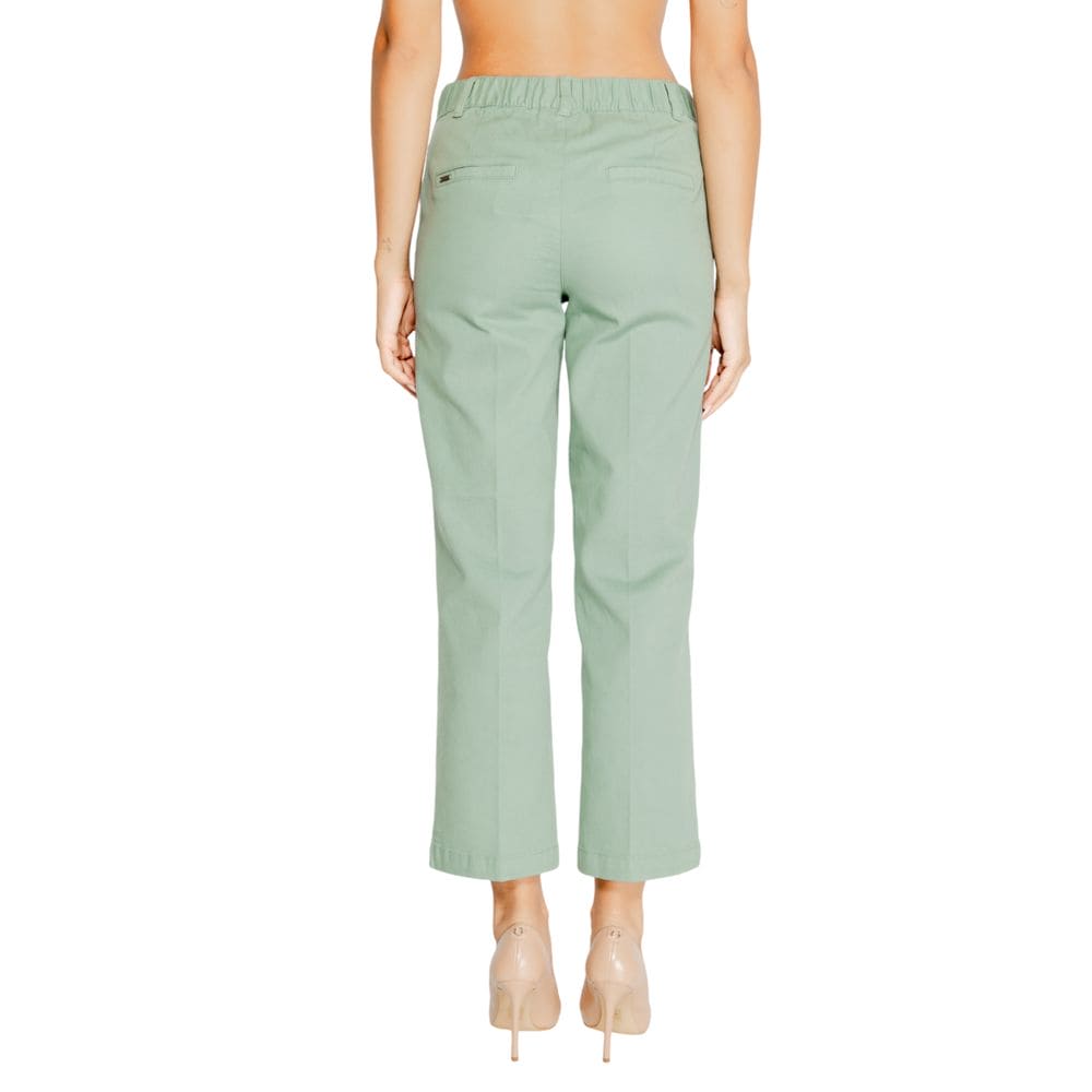 Street One Turquoise Cotton Jeans & Pant