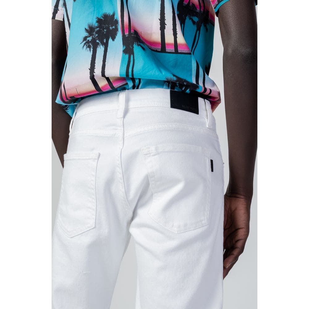 Antony Morato White Cotton Jeans & Pant