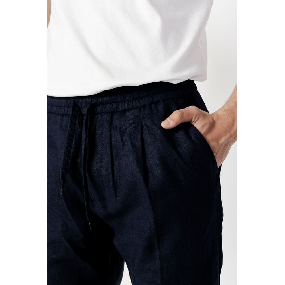 Antony Morato Blue Linen Jeans & Pant