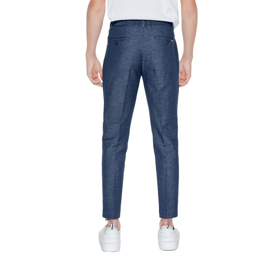 Antony Morato Blue Cotton Jeans & Pant