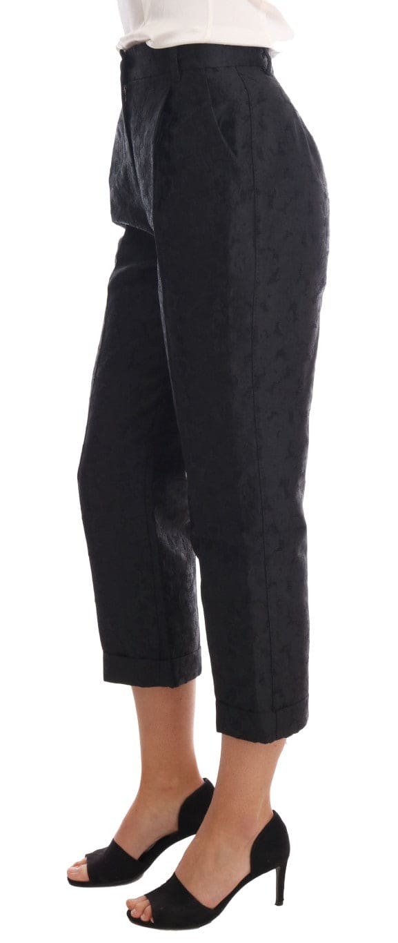 Pantalon habillé capri taille haute élégant Dolce &amp; Gabbana