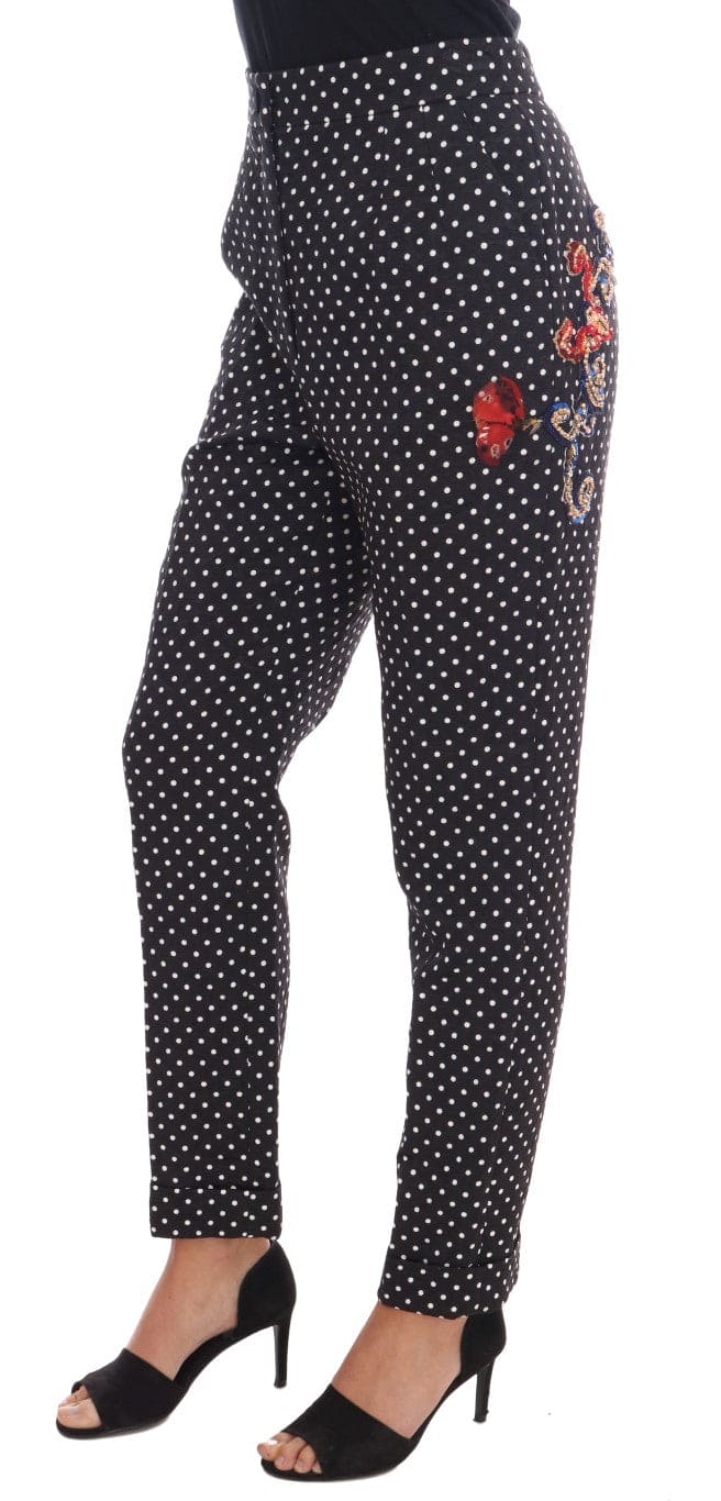 Pantalon élégant à pois Dolce &amp; Gabbana