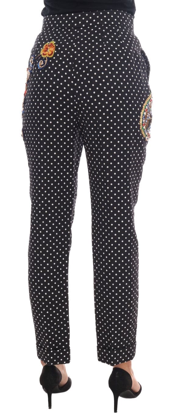 Pantalon élégant à pois Dolce &amp; Gabbana