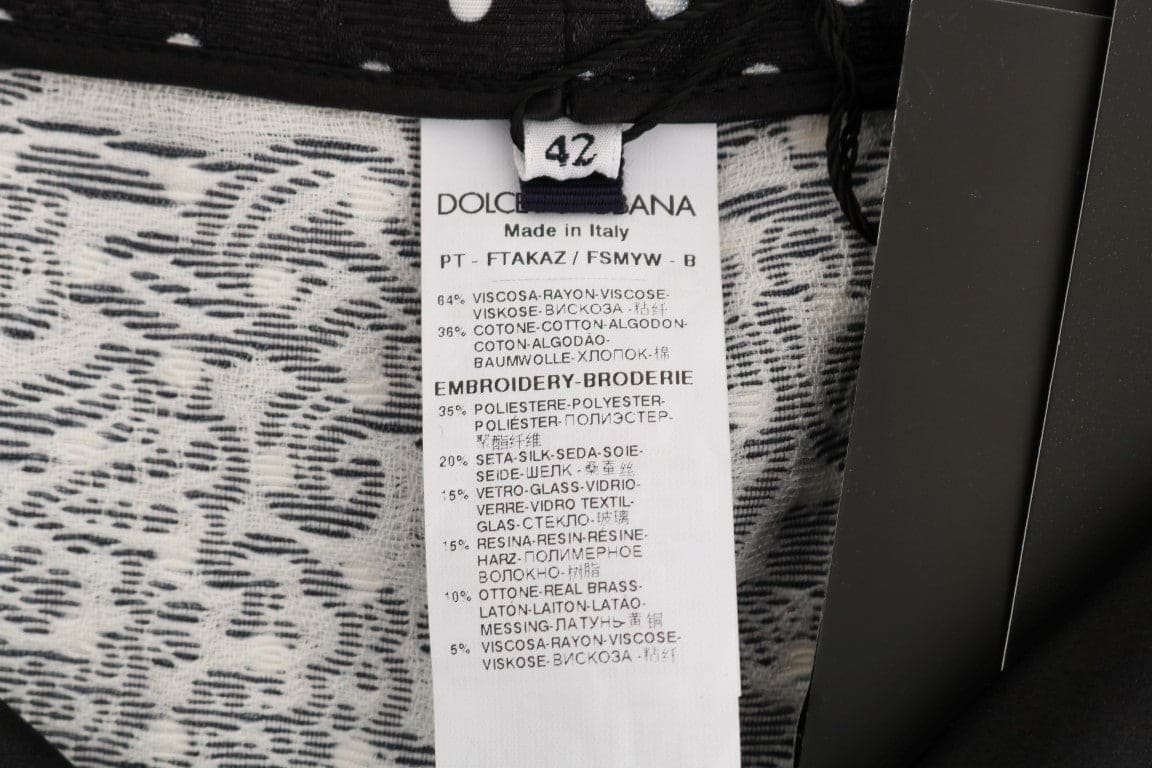 Pantalon élégant à pois Dolce &amp; Gabbana