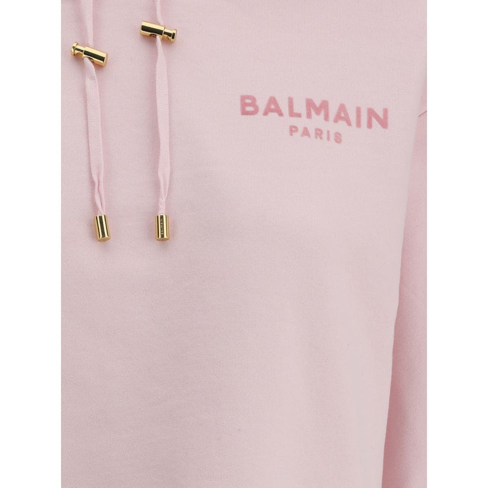 Balmain Cropped Hoodie